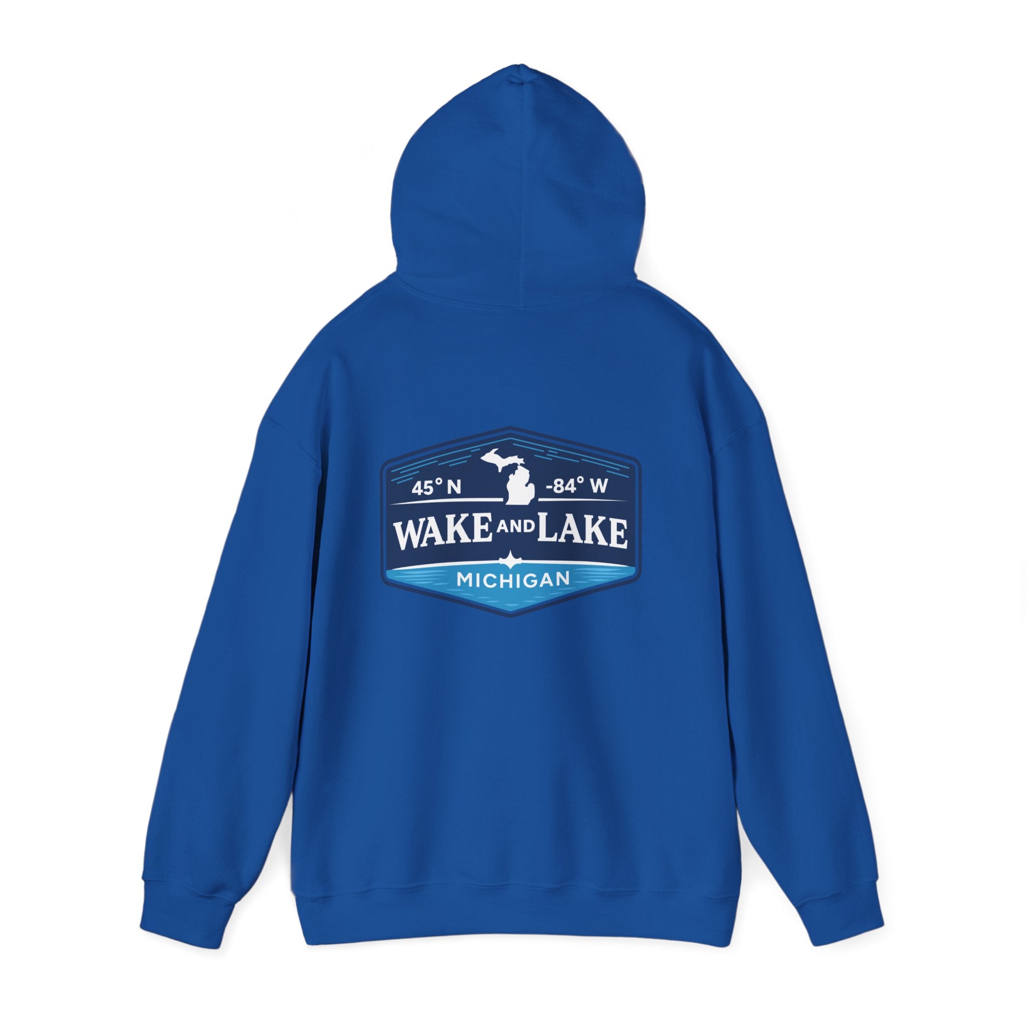 Wake and Lake Michigan Shield Hoodie