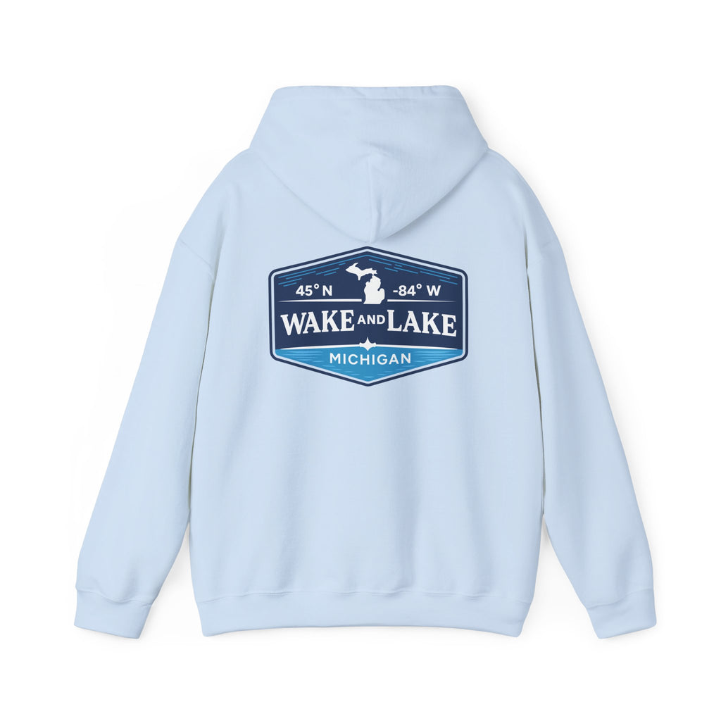 Wake and Lake Michigan Shield Hoodie