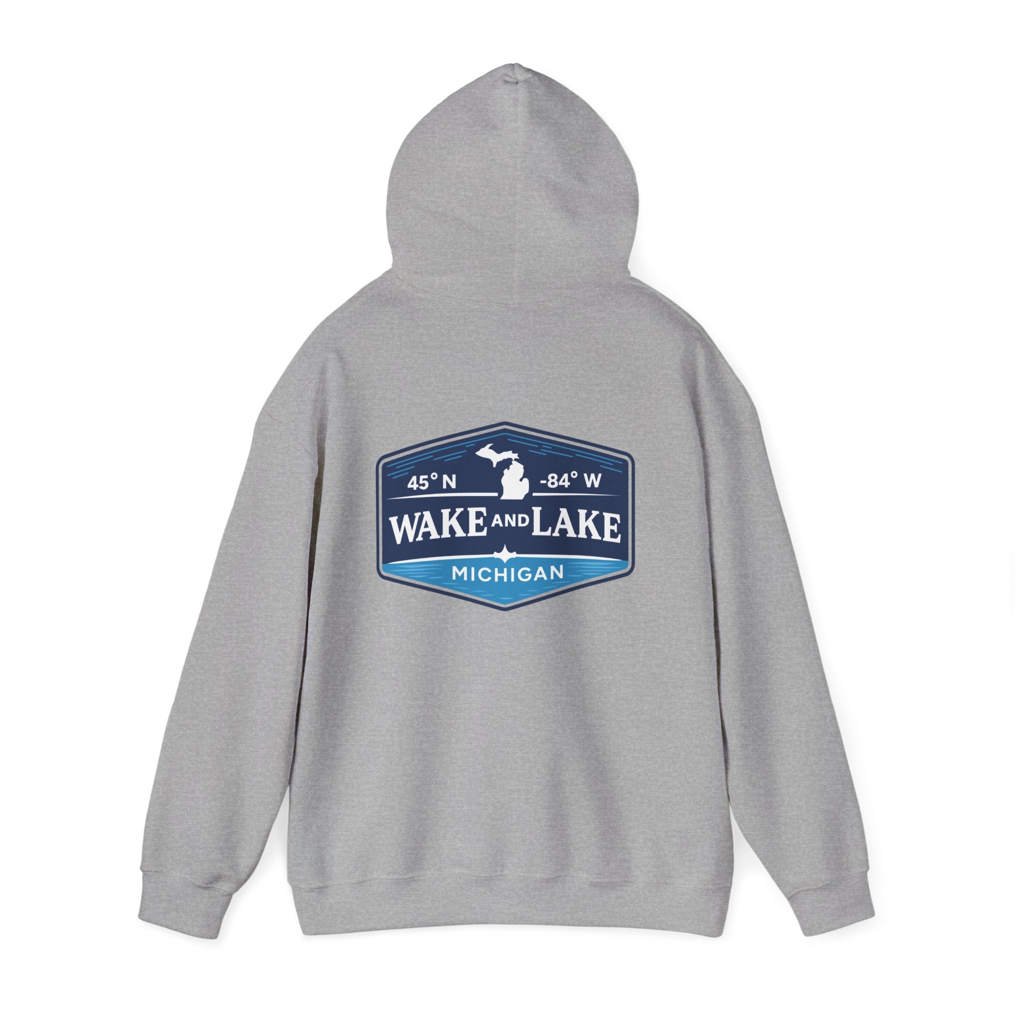 Wake and Lake Michigan Shield Hoodie