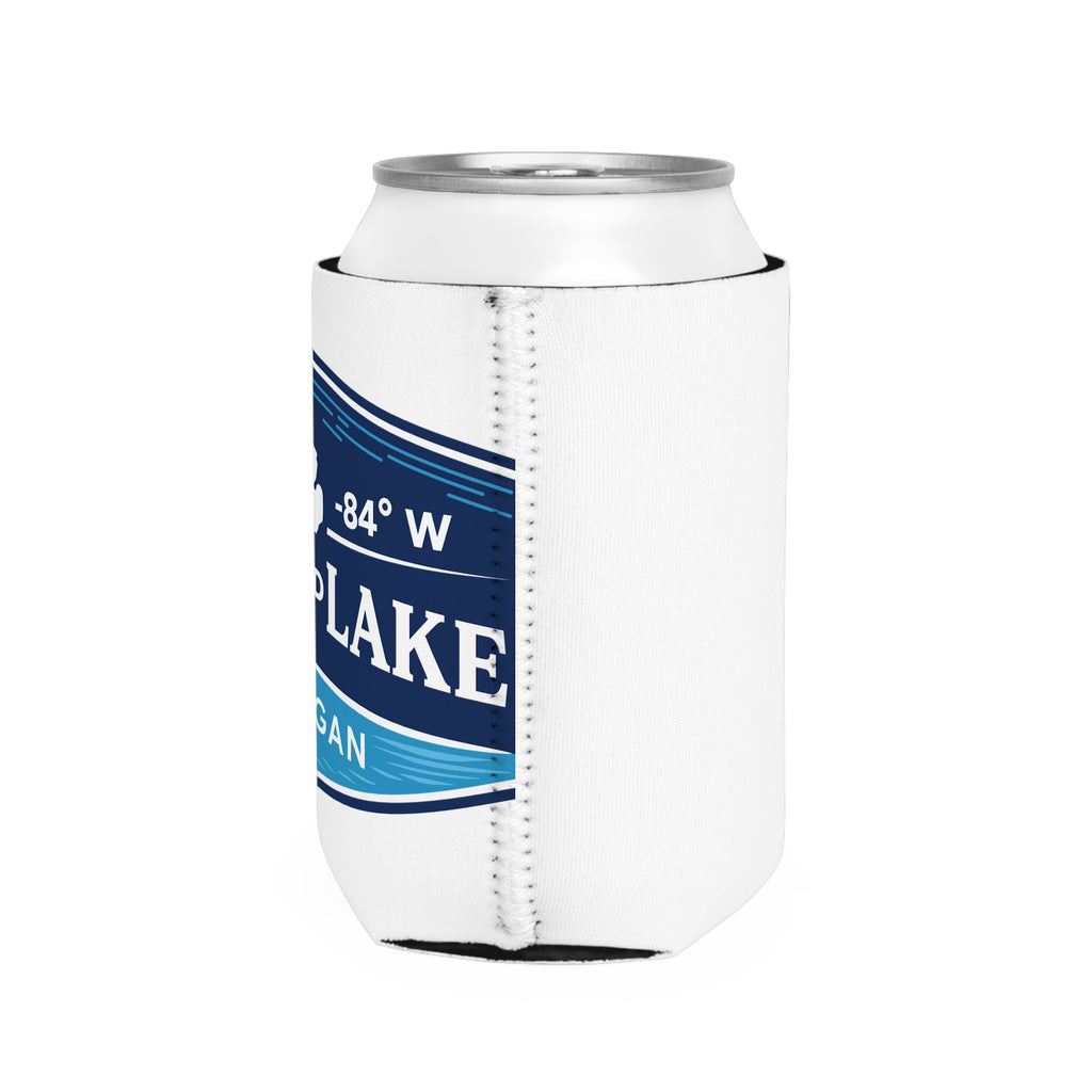 Wake and Lake Michigan Shield Can Cooler