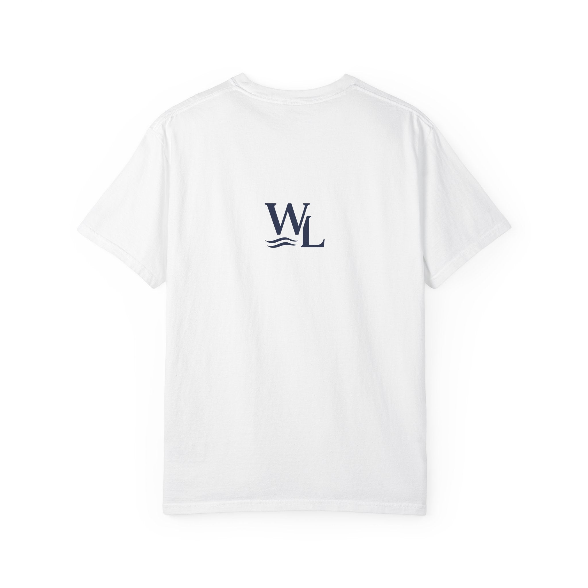 Wake and Lake Circle Crest Logo A tee worn lakeside
Soft cotton lake life t-shirt with circle crest logo A
Boating summer tee with Wake and Lake circle crest branding
Unisex circle crest graphic tee for lake weekends
