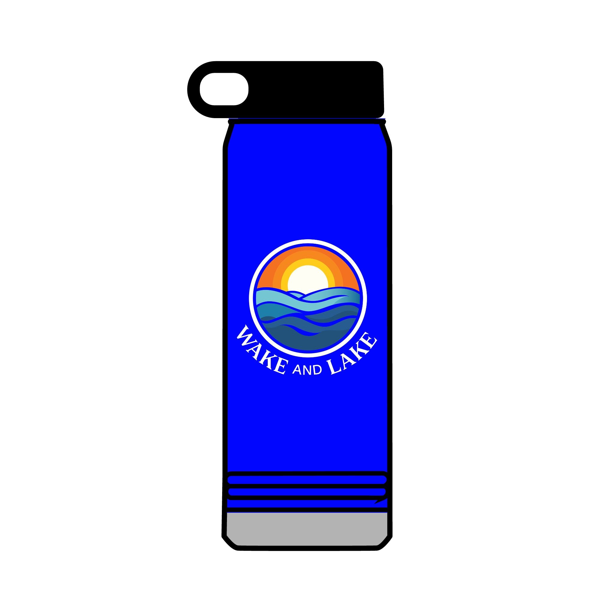 Premium Polar Camel water bottle, stainless steel
32oz capacity — all day hydration
Double-wall vacuum insulated
Keeps drinks cold 24 hours, hot 12 hours
Circle Crest front graphic
Wake and Lake Wordmark back graphic
Wide mouth opening
Royal Blue