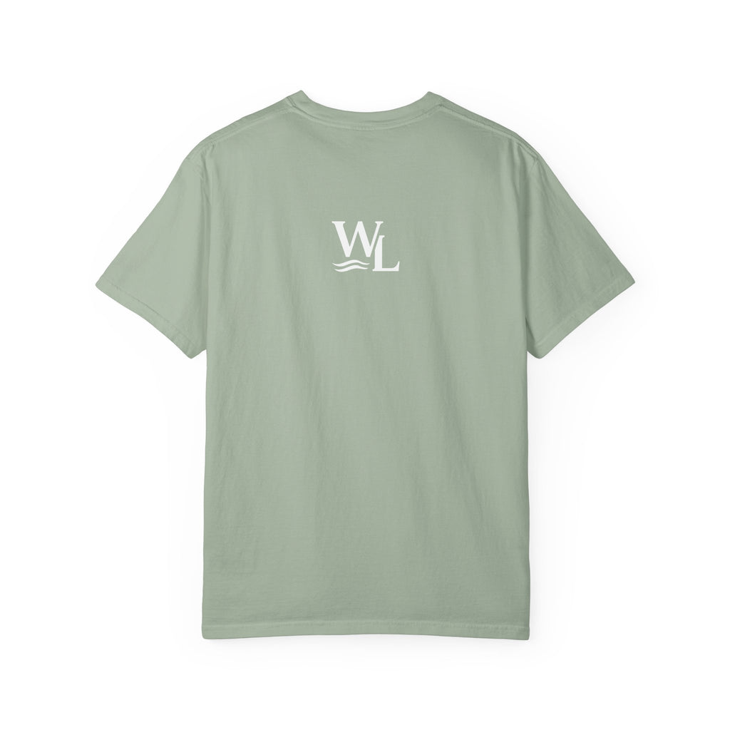 Wake and Lake Life Circle Crest Tee