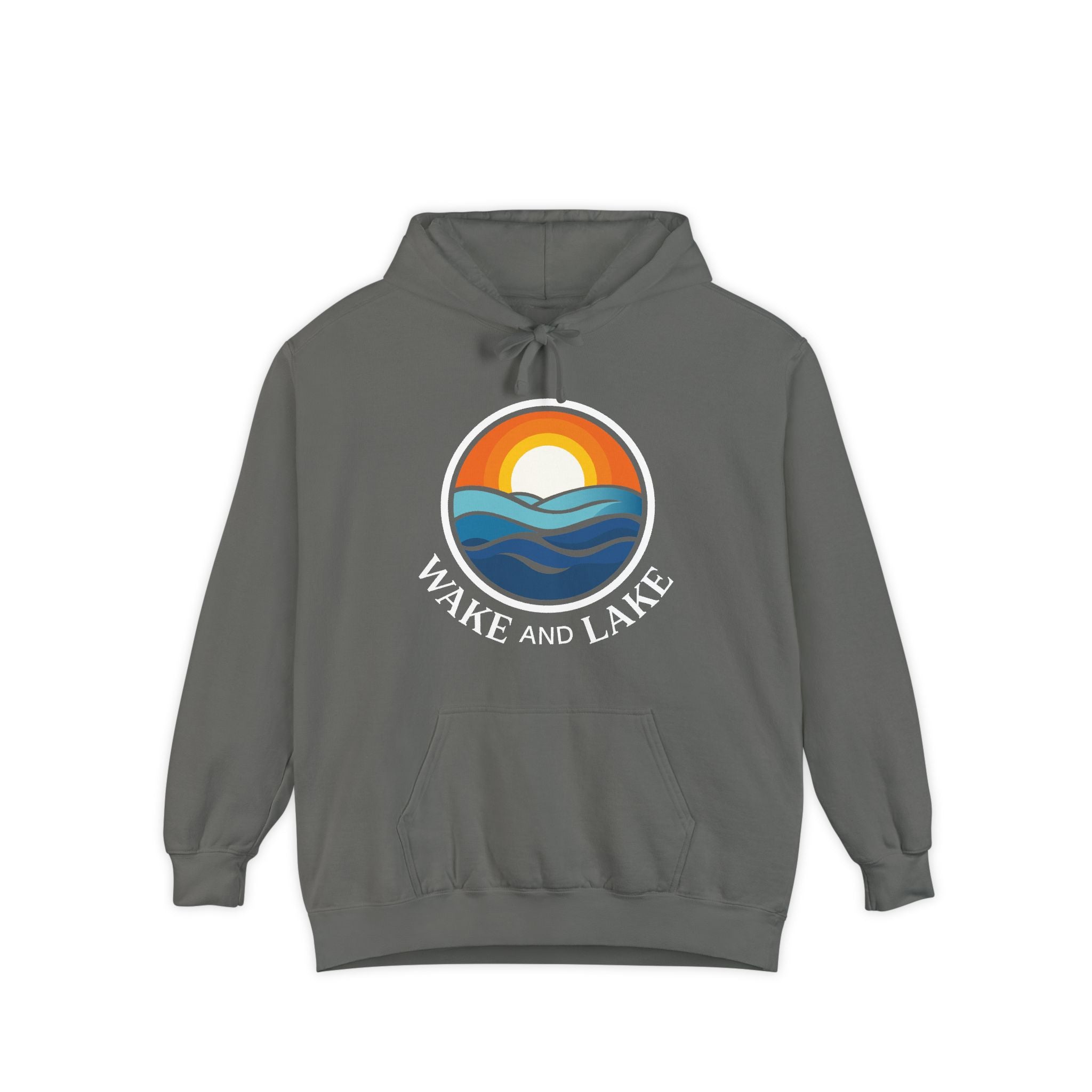 Wake and Lake Life Circle Crest Hoodie