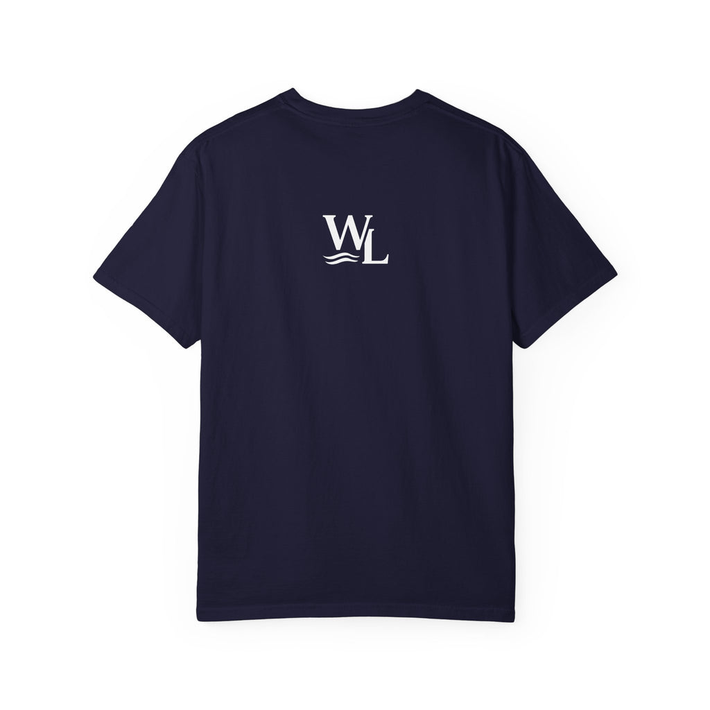 Wake and Lake Life Circle Crest Tee