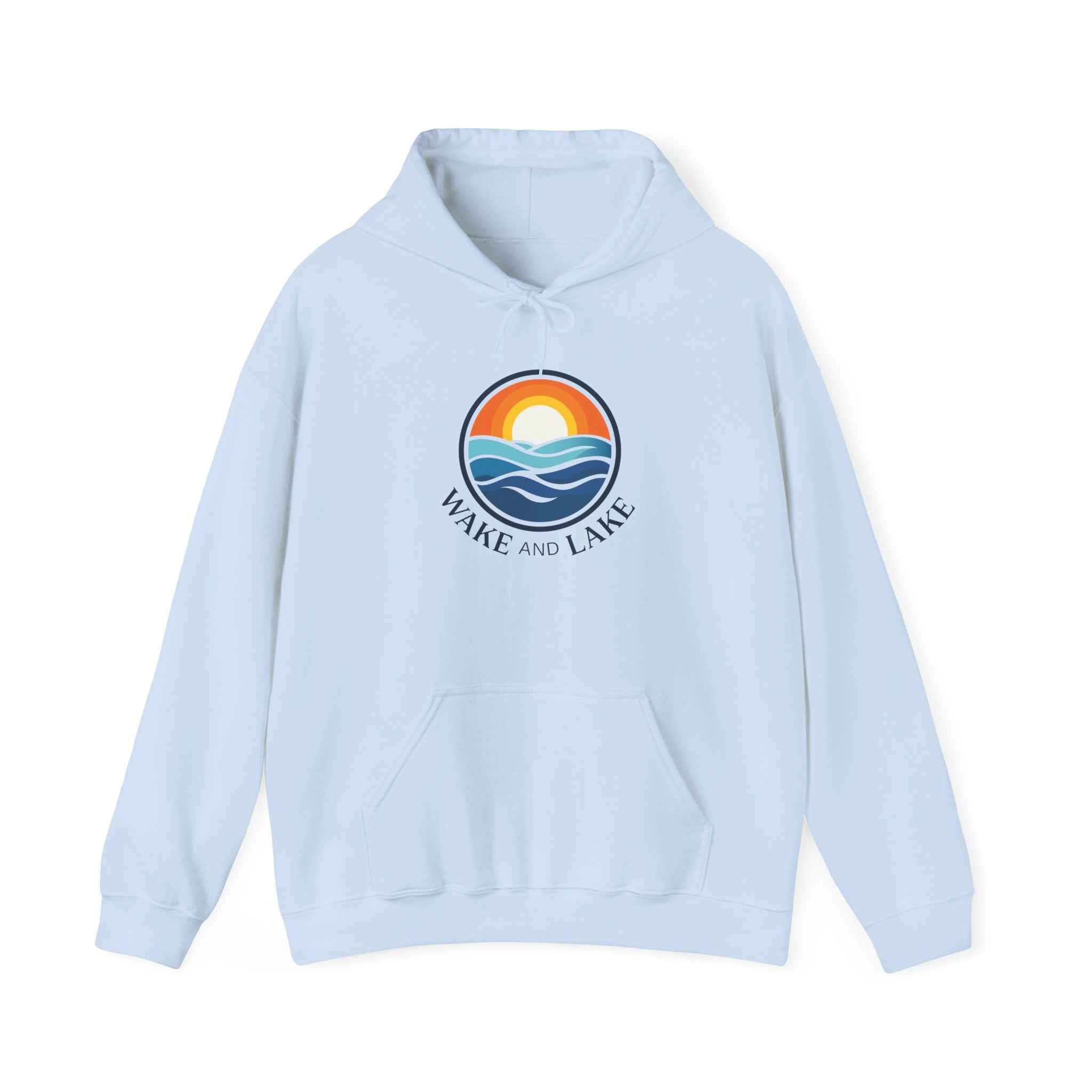 Wake and Lake Life Circle Crest Hoodie worn by a lakeside fire
Midweight lake life sweatshirt with circle crest graphic
Boating hoodie with Wake and Lake circle crest logo
Unisex lake life fleece hoodie with signature crest design
