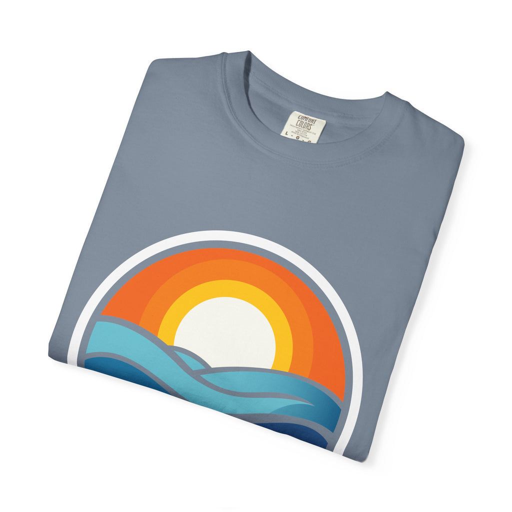 Wake and Lake Life Circle Crest Tee worn on a dock at sunset
Soft unisex lake life tee with bold circle crest graphic
Wake and Lake branded cotton t-shirt for summer boating
Circle crest logo tee for lake days and outdoor weekends

