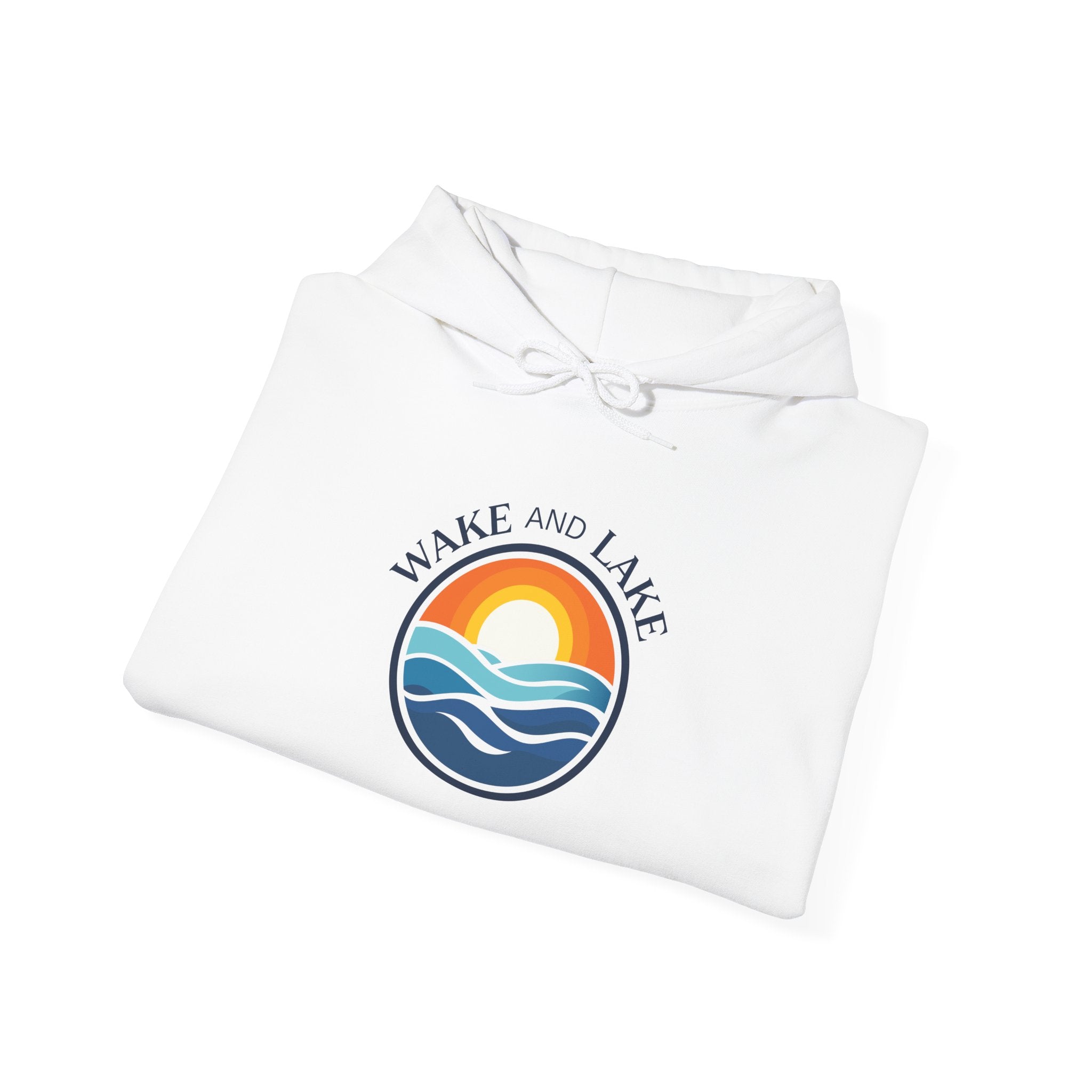 Wake and Lake Life Circle Crest Hoodie worn by a lakeside fire
Midweight lake life sweatshirt with circle crest graphic
Boating hoodie with Wake and Lake circle crest logo
Unisex lake life fleece hoodie with signature crest design
