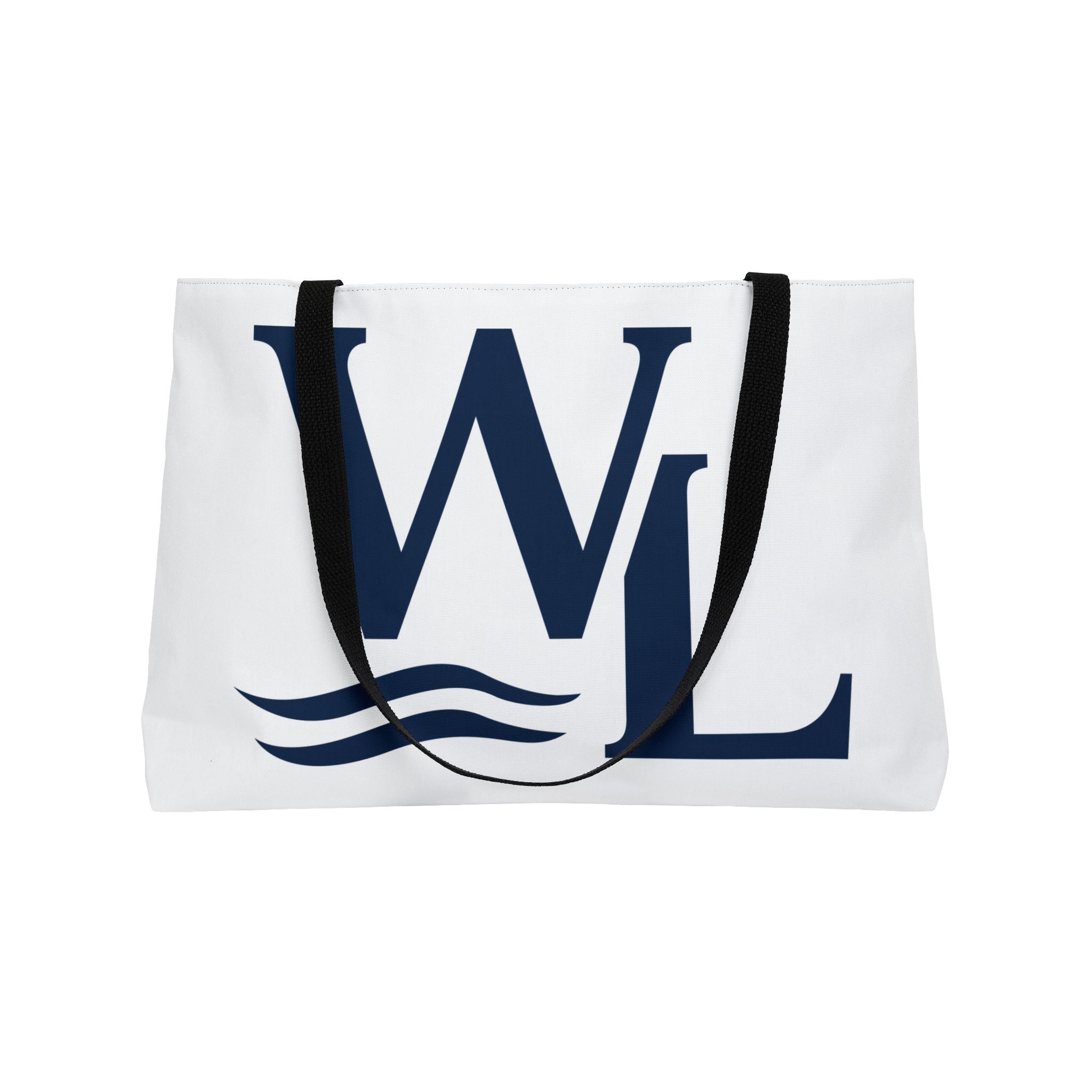 Wake and Lake Weekender Tote Bag on a dock loaded for a lake day
Large canvas lake tote bag with Wake and Lake branding
Spacious boating weekend bag for lake trips and outdoor adventures
Durable canvas carryall for lake weekenders and boat days
