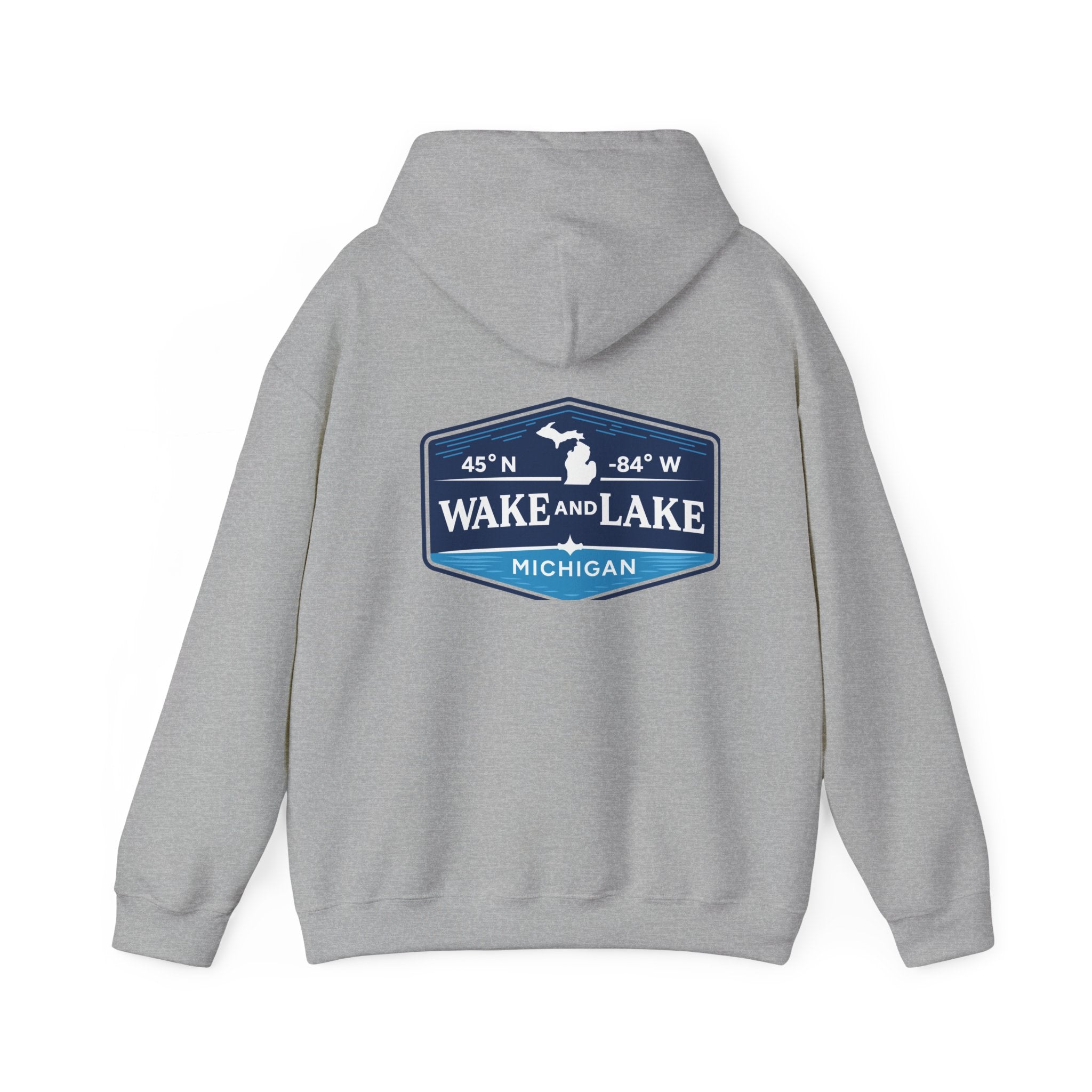Wake and Lake Michigan Shield Hoodie