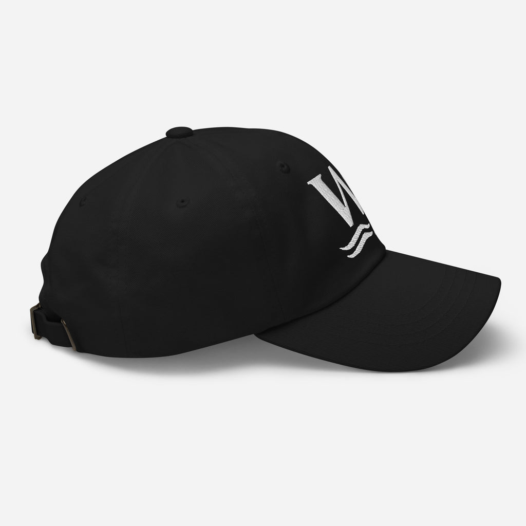Wake and Lake WL Monogram Dad Hat worn at a lake dock
Soft adjustable dad hat with WL monogram for lake life
Low-profile unstructured lake cap with Wake and Lake branding
WL monogram adjustable hat for boat days and summer wear
