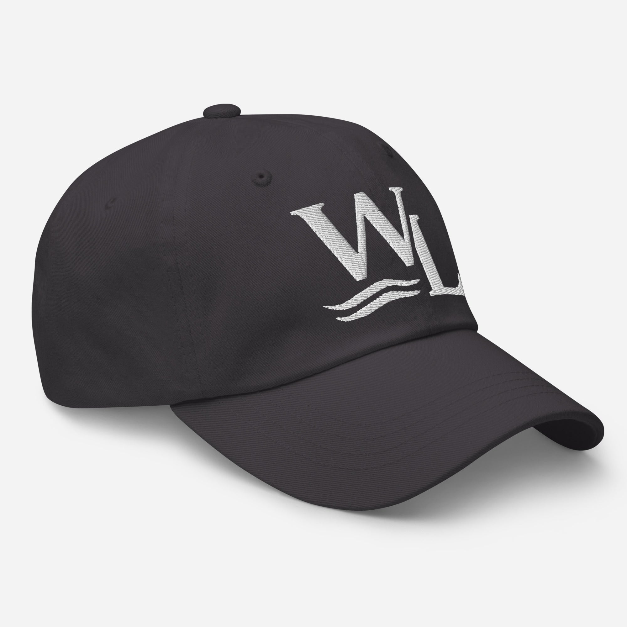Wake and Lake WL Monogram Dad Hat worn at a lake dock
Soft adjustable dad hat with WL monogram for lake life
Low-profile unstructured lake cap with Wake and Lake branding
WL monogram adjustable hat for boat days and summer wear
