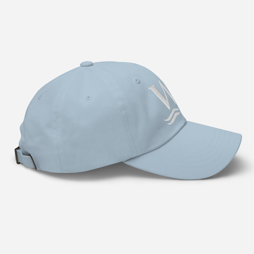Wake and Lake WL Monogram Dad Hat worn at a lake dock
Soft adjustable dad hat with WL monogram for lake life
Low-profile unstructured lake cap with Wake and Lake branding
WL monogram adjustable hat for boat days and summer wear
