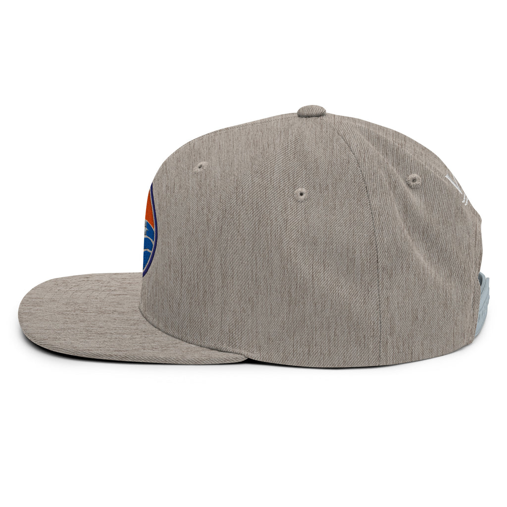 Wake and Lake Circle Crest Snapback Hat worn backwards on a lake boat
Structured snapback lake life hat with circle crest embroidery
Boating snapback cap with Wake and Lake branding
Adjustable circle crest hat for summer lake days
